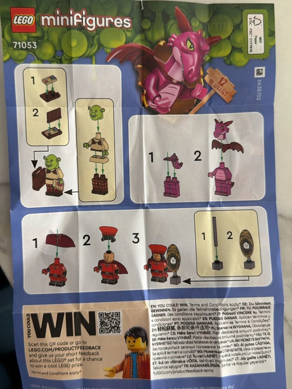 LEGO Shrek Minifigure - Thelonious the hutchmen
